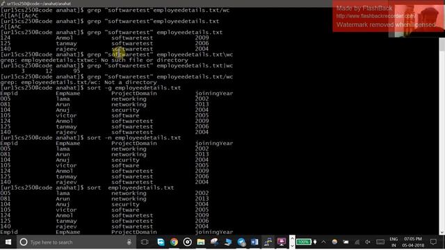 Experiment 1 Unix and Linux Lab смотреть онлайн