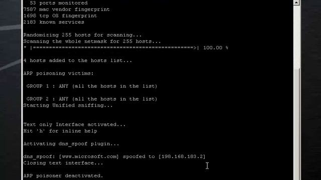 Ettercap hacking tutorial смотреть онлайн