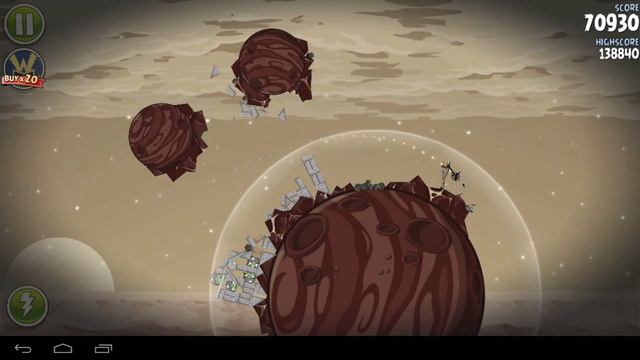 Angry Birds Space Mirror Worlds Red Planet Mirror World Level M5-13 139910 смотреть онлайн