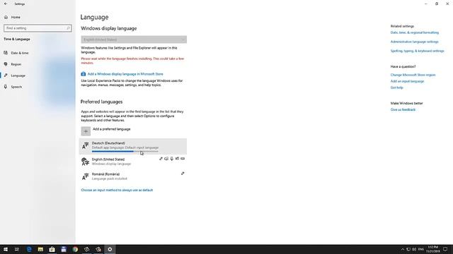 Cum setezi windows10 în limba română . смотреть онлайн