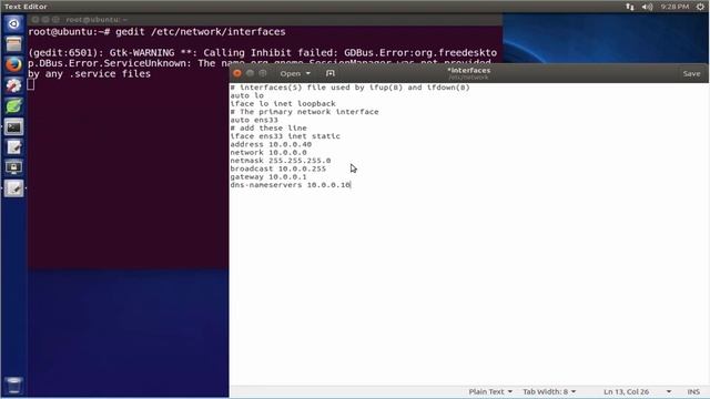 static ip address in Ubuntu 16.4 смотреть онлайн