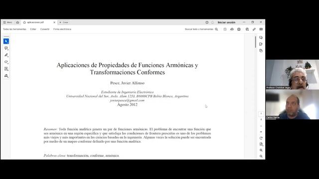 |Postgrado| Doctorado en Matemática - Análisis Armónico y Variables Complejas - Dr. Cristóbal Vega смотреть онлайн