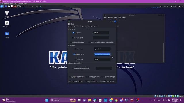 Hydra kali linux demo смотреть онлайн