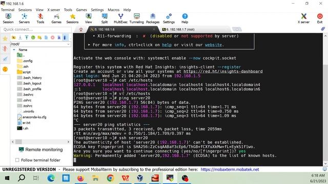 Linux Redhat lab: Access RHEL System from Another RHEL System смотреть онлайн