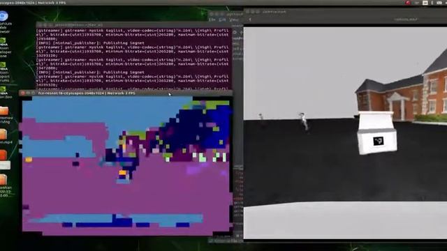 JetsonNano SegNet with ROS2 Test смотреть онлайн