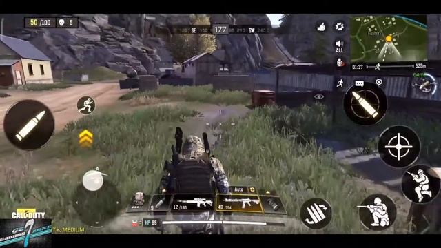 Call Of Duty Mobile Battle Royale Solo Match #5, 12 Kills || Android Gameplay Full HD 60 FPS смотреть онлайн