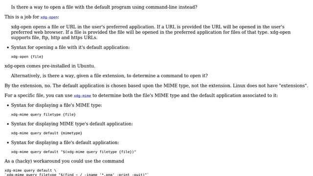 How to open file with default program from command line? смотреть онлайн