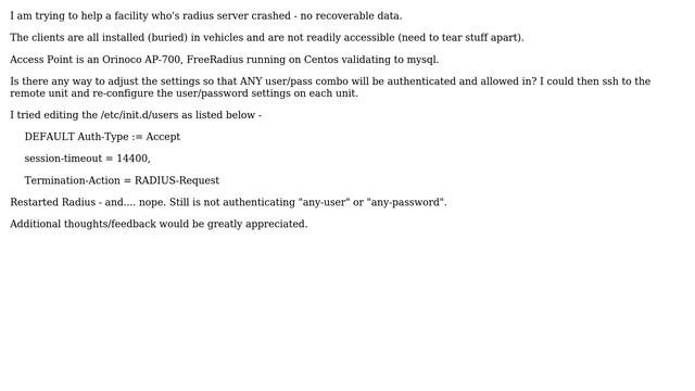 FreeRadius - Authenticate any User & Password смотреть онлайн