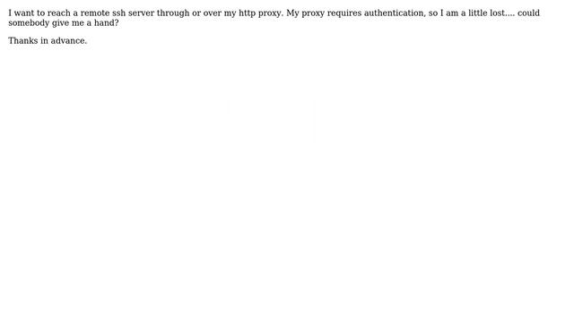 Unix & Linux: How can I reach a remote ssh server through my http proxy (80 port)? смотреть онлайн