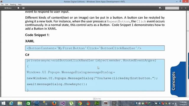 SESSION NO 5 USE OF BUTTON CUSTOM BUTTON IN WINDOW STORE APPLICATION смотреть онлайн