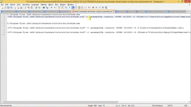 Curso Arduino (Configuración de la tarjeta Arduino en Atmel Studio - parte 3) смотреть онлайн