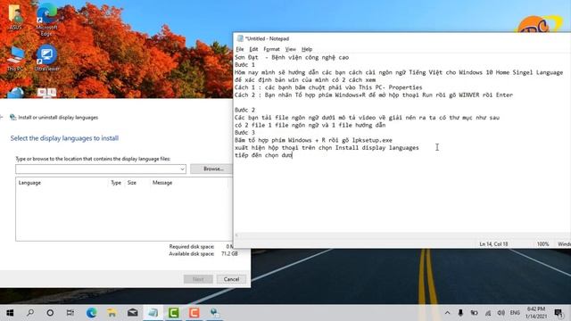 Hướng dẫn chi tiết cách cài đặt Tiếng Việt cho Windows 10 Home Single Language смотреть онлайн