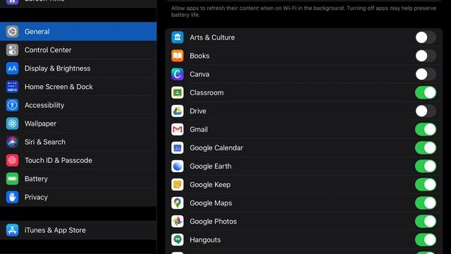 Battery Conservation: Turning off background app refresh смотреть онлайн