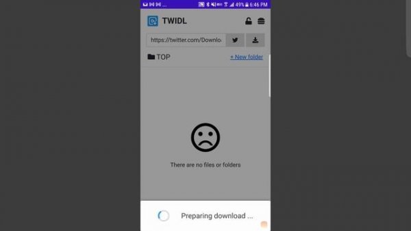 How to download twitter video by TWIDL (Android app)