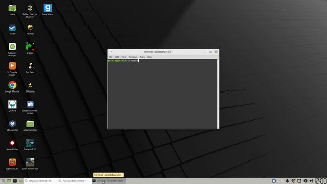 opening "Linux Mint" logo in terminal смотреть онлайн