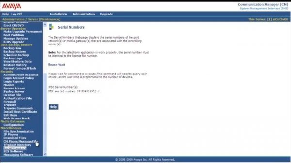 How to Install a License and Authentication file on Avaya Communication Manager 5.2.1