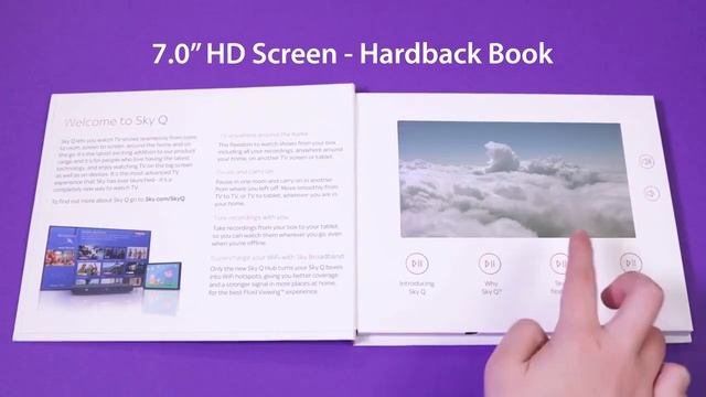 7 inch HD LCD Screen Video Hardcover Brochure with Buttons VGC-070 смотреть онлайн