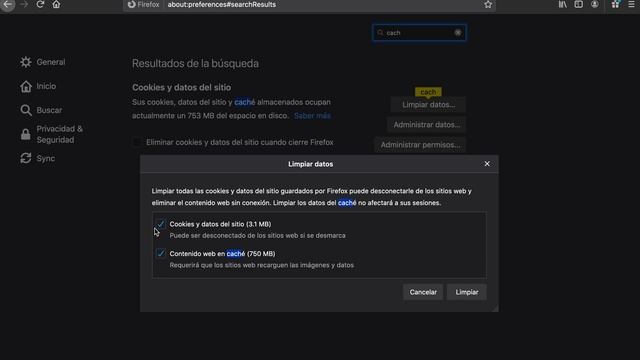 Como borrar la memoria caché de Mozilla Firefox en OSX (2020) смотреть онлайн