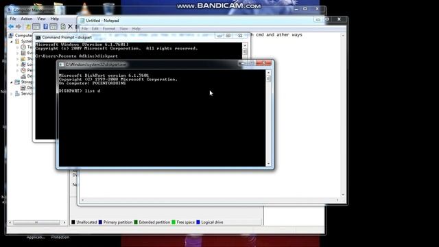 how to delete a partition using both cmd and anather ways смотреть онлайн