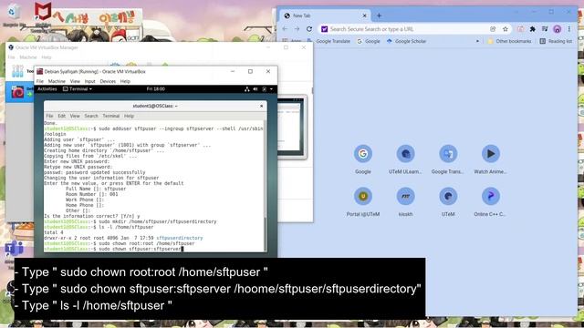 SFTP Configuration, Web Server Configuration with Testing смотреть онлайн