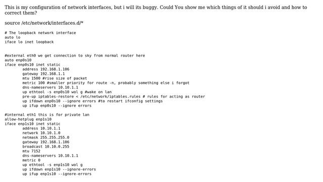 proper configuration of /etc/network/interfaces for WOL, dhcp, bind, tftpboot, nfs servers смотреть онлайн
