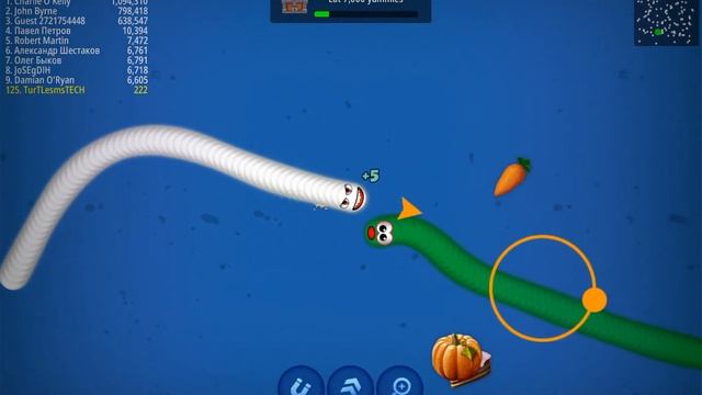 Worms Zone .io - Voracious Snake - Gameplay Part 1 (Android, iOS) Max Levels смотреть онлайн