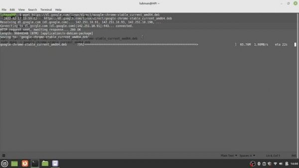 install google chrome on linux