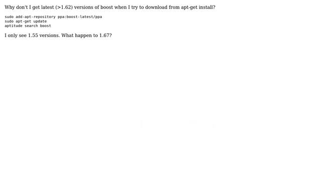 Ubuntu: Boost Latest Version Install via Apt-get смотреть онлайн