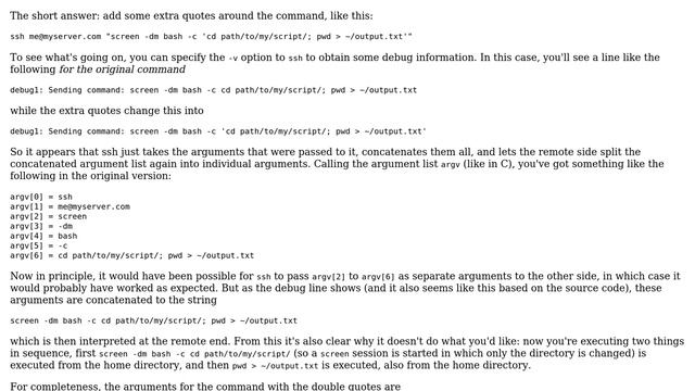 Unix & Linux: SSH into server, start screen session, change directory? (2 Solutions!!) смотреть онлайн