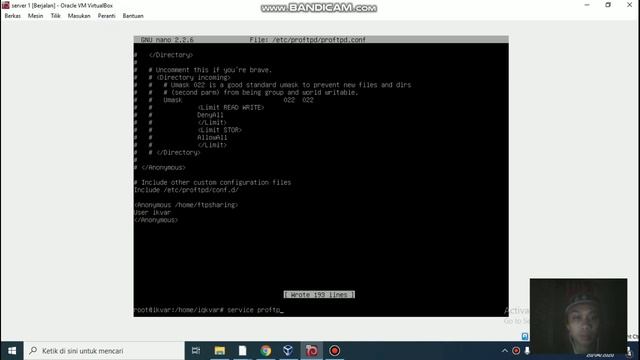 istall FTP server di linux debian di virtual box смотреть онлайн