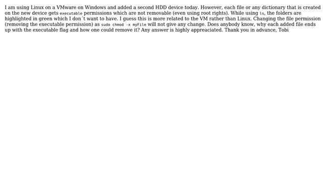 Unix & Linux: Cannot change file/folder permission on Linux running on VMware смотреть онлайн
