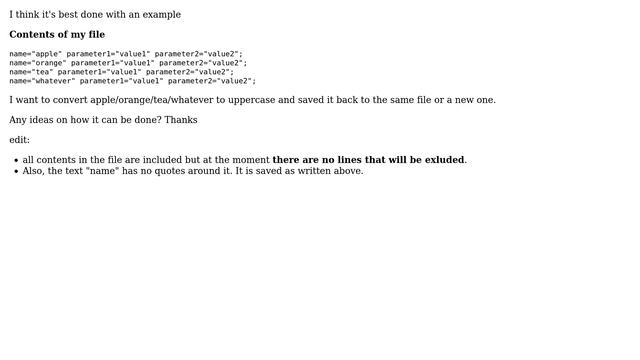 Unix & Linux: find and replace a substring and change to uppercase смотреть онлайн