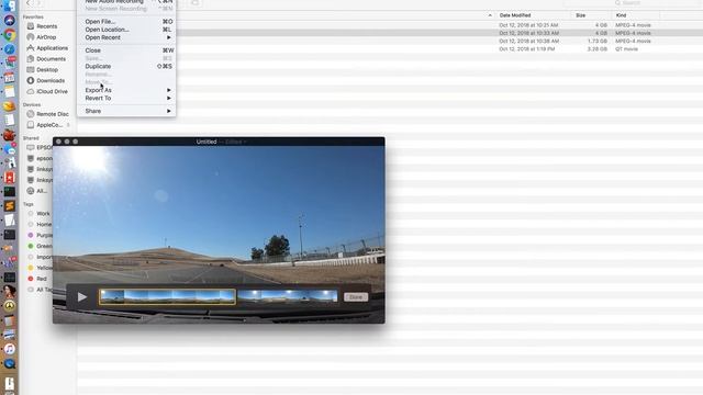 Splice GoPro video clips back together using QuickTime Player смотреть онлайн