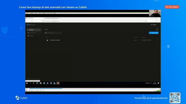 [Live Demo] Come fare backup di dati aziendali con Veeam su Cubbit смотреть онлайн