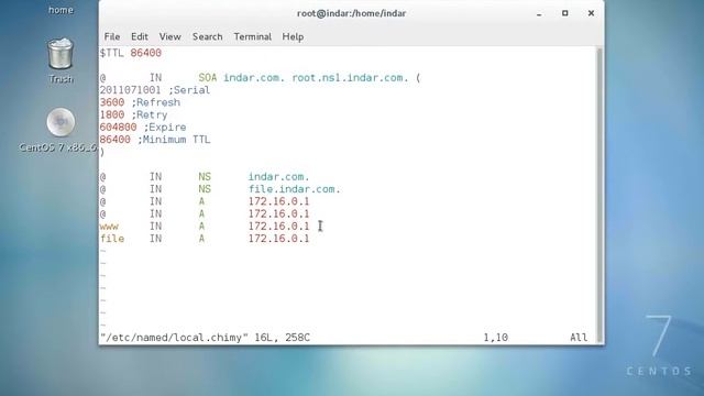 Setting Konfigurasi DNS Server di Linux Centos 7 смотреть онлайн