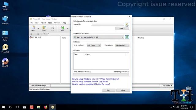 How to make bootable pendrive using PowerISO? смотреть онлайн