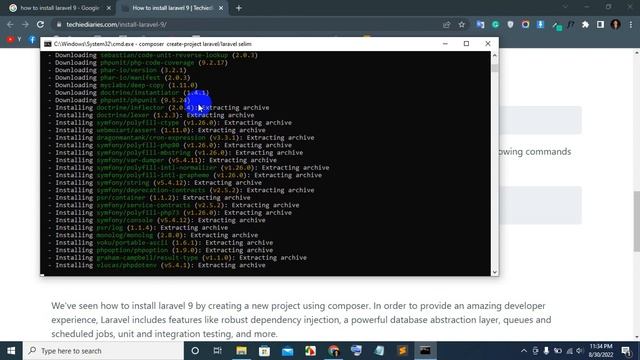 How to install Laravel 9 смотреть онлайн