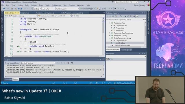 OKC#: Rainer Sigwald - What's new in Update 3? [2017] смотреть онлайн