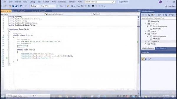 Super Mario Game - C# Windows Forms Application