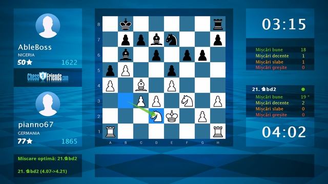 Chess Game Analysis: pianno67 - AbleBoss : 1-0 (By ChessFriends.com) смотреть онлайн