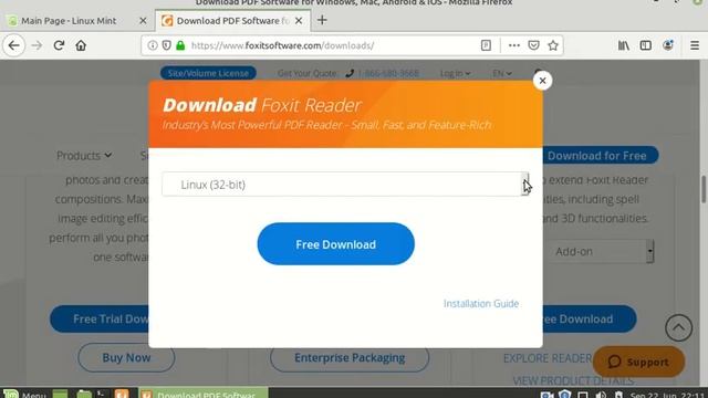 tutorial cara download dan install foxit reader di linux mint atau ubuntu смотреть онлайн