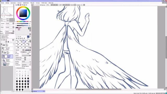 【SAI Speedpaint】 Another World смотреть онлайн