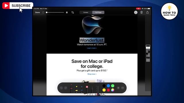 How To Take Scrolling Screenshot On iPad | Long Screenshot Of Webpage On iPad смотреть онлайн