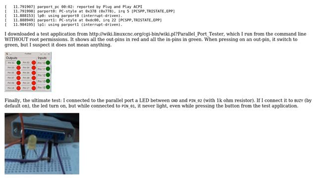 Unix & Linux: How to make the parallel port to work? смотреть онлайн