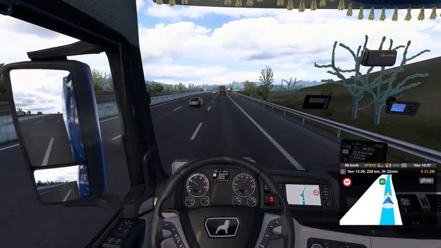 ETS 2 ★ Un giorno da camionista #10 ▶ MAN TGX ➡ Da Roma a Firenze смотреть онлайн