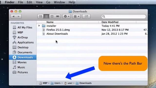 Enable Path Bar in OS X Finder смотреть онлайн