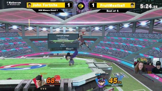 Clip It 3 HDR Winners Round 1 - John Fortnite (Little Mac) vs FruitMeatball (Hero) - HDR смотреть онлайн