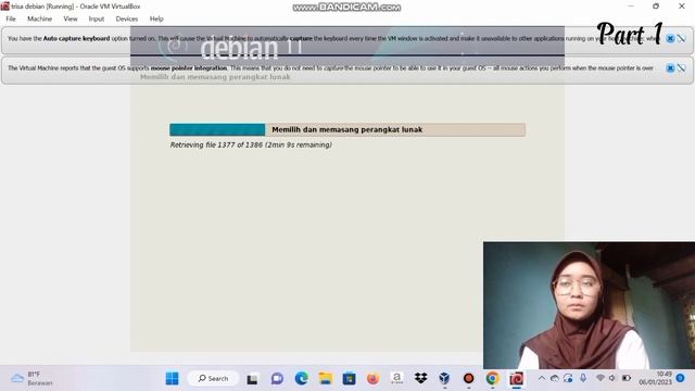 Part 1.cara penginstalan Linux versi Debian 11 di virtual box смотреть онлайн