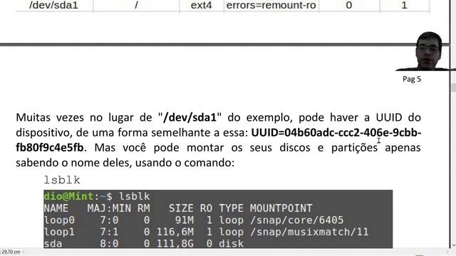 SO3 U04 03 A FSTAB Ponto de montagem de dispositivos no Linux смотреть онлайн