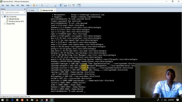 Linux system administration part 5 : How to create a new user account, Set password and delete user смотреть онлайн